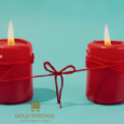 GoldSprings 72 Hours Pillar Candle – Soy Wax – Red